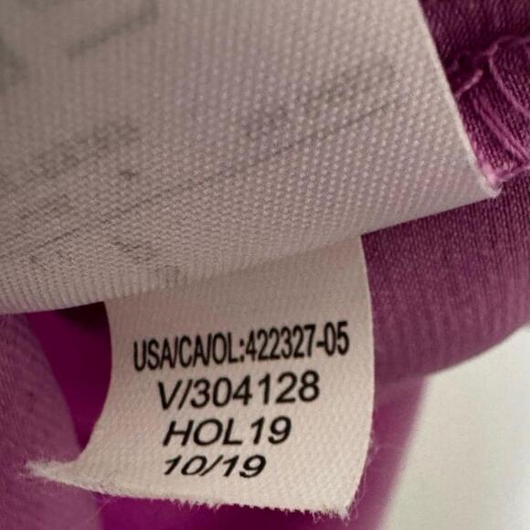 V-Neck Sleeveless Blouse Pink/Purple  Small Banana Republic - Picture 5 of 6